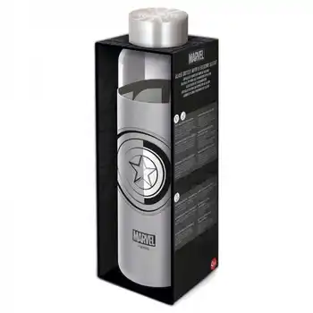 

Glass bottle With Silicone Case Marvel