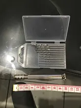 Equipo de perforación manual de Metal, herramientas de Molde de resina, herramienta de joyería hecha a mano con tornillo de taladro de 0,8mm-3,0mm, 1 Juego