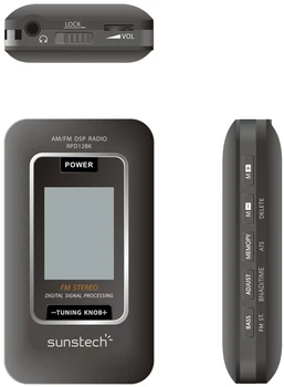 

SUNSTECH RADIUS RPD12BK DIGITAL AM/FM