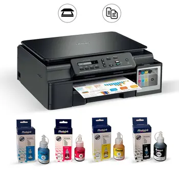 

Brother DCP-T310 Ending Catridges A4 Printer (Photoink Inking) Original Print Tank System Transparent Color Ink Black