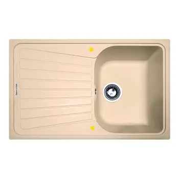 

Kitchen sink Zigmund & shtain klassisch 790 топленое milk beige granite