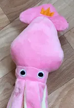 Calamar bonito y pequeño sonido de juguete de perro BB, mascota de peluche, cuerda de perrito, mordedores de juguete con sonido rosa para gato