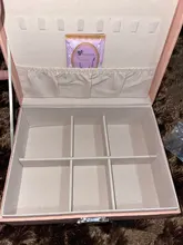 Joyero de cuero de alta capacidad para mujer, organizador de joyas de viaje, multifunción, collar, pendientes, caja de almacenamiento de anillo, regalos para mujer