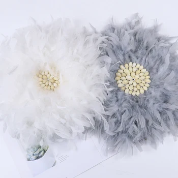 

Lace tapestry wall hanging natural fire piece feather and shell tapestry boho style decoration banquet hall decoration nordic