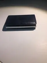 Tarjetero de fibra de carbono Rfid para hombre, monederos, Vintage, negro, pequeño, de cuero, Mini billeteras finas, Walets, 2020