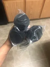 Longqi-mechones de pelo ondulado brasileño extensiones de pelo ondulado mechones Remy, pelo Natural negro, extensiones de cabello humano mechones de 8 - 30 pulgadas