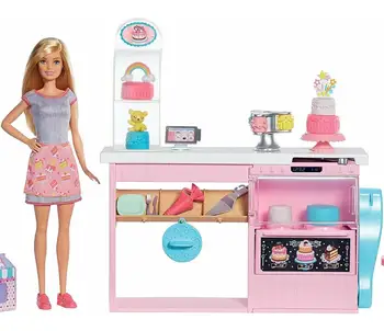 

Barbie game set cooking