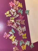 Flatfoosie 10 unids/set lindo mariposa accesorios de la joyería de moda colgante multicolores joyas DIY collares y gargantillas pendientes