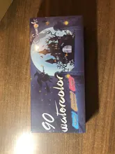 SeamiArt-Juego de acuarela con purpurina, 72/90 colores, suministros de pintura de arte