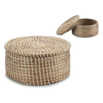 

Storage Box Gift Decor White Braiding (26,4 x 10,5 x 26,4 cm)