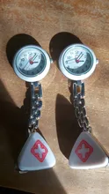 Relojes de enfermera portátiles con Clip, broche con Cruz Roja, colgante de bolsillo, de cuarzo médico enfermeros, novedad