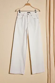 

Trendyol Stitch Detail High Bel Wide Leg Jeans TWOSS20JE0429