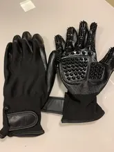 1 Pair Grooming Glove for Cats Soft Rubber Pet Hair Remover Dog Horse Cat Shedding Bathing