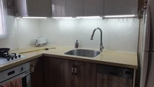 Juego completo de luces Led de cocina para debajo del armario, 220V, 110V, 10w, 20W, 30/50CM, para dormitorio y hogar