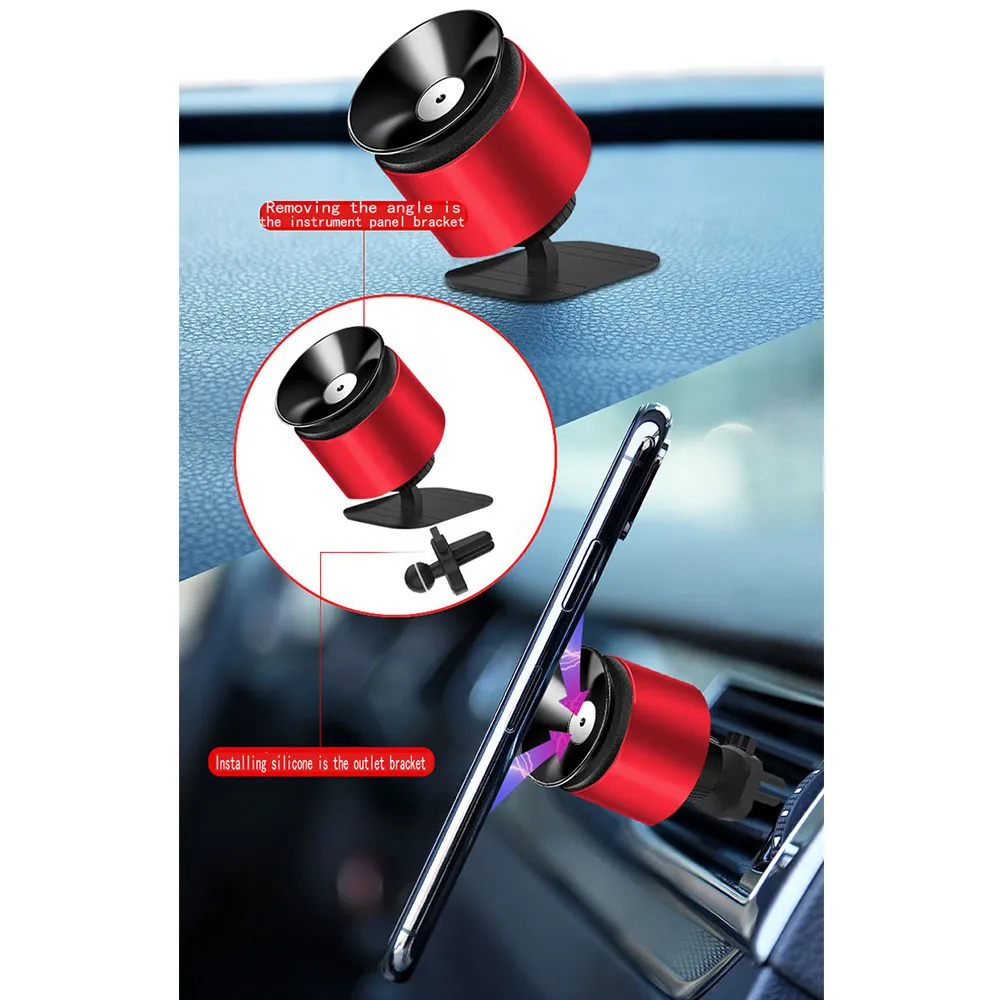 KISSCASE Auto Handy Halter Saugnapf 360 Dashboard Air Vent Halterung Halter Sucker Für iPhone 11 7