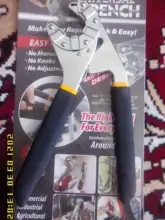 Pliers Pipe-Fittings Universal-Wrench Multifunction Hex Spanner-Grip Adjustable 8inch