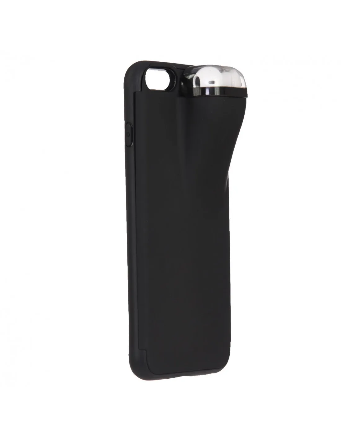 Black headphone Holder case for iPhone 8 Plus