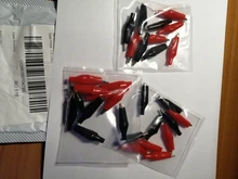 Alligator Clip Battery-Tester Probe Crocodile-Clip Electrical-Clamp-Testing Metal Plastic
