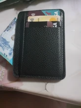 Rfid Cartera de hombre clásica Mini tarjetas de cuero de PU funda, soporte mujeres Banco tarjeta de identificación de crédito fundas de pasaporte Bolso pequeño bolso