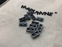 MARUMINE-Placa de bloques clásicos de 1x2 para niños, 300 Uds., accesorios de bloques de construcción, piezas a granel, juguetes de Ladrillos educativos para desarrollo