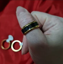Anillo de acero inoxidable con Sensor inteligente de temperatura corporal, anillo de dedo con Prueba de Temperatura en tiempo Real, exhibición de moda
