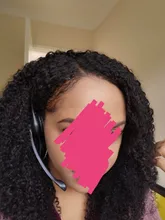 Peluca rizada mongol 3B 3C para mujeres negras cabello humano Afro rizado, pieza en U, corte de Bob corto, Belleza