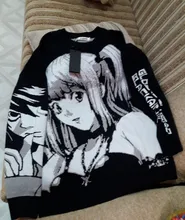 Oversized Sweaters Top-Gothic Clothes Women Knitted Streetwear Long-Sleeve Japanese Harajuku