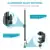 Neewer Tabletop Light Stand Clip Stand +1/4 дюйма Винт для LED Video Light&Ring Light for Live Streaming Lighting,Студийная съемка