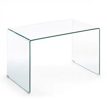 

Study table transparent tempered glass BURANO 125x70 cm