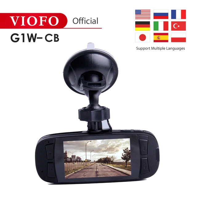 Viofo Original G1w-cb Car Dash Camera Car Accessories Black Box Upgraded 1080p Video Super Capacitor Multi-language - Dvr/dash Camera - AliExpress