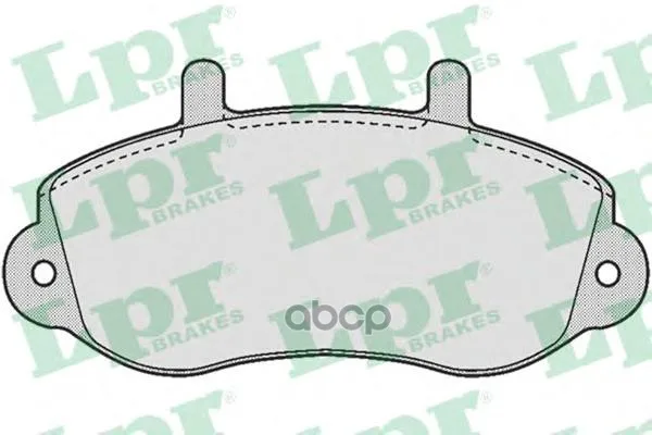 Колодки Тормозные Opel Movano/Renault Master Ii 1.9-3.0 99- Передние Lpr 05p663 Lpr арт. 05P663