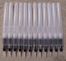 Pincel de pintura rellenable, 1/3/6 piezas, pincel de con depósito de agua para acuarela, lápiz de tinta para pinceles de acuarela suave para pintura, calligráfico, dibujo, suministros de arte