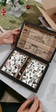 Mahjong-Set Game-Board Chinese-Toy Gambling Portable Party 144 with Box Tiles Numbered