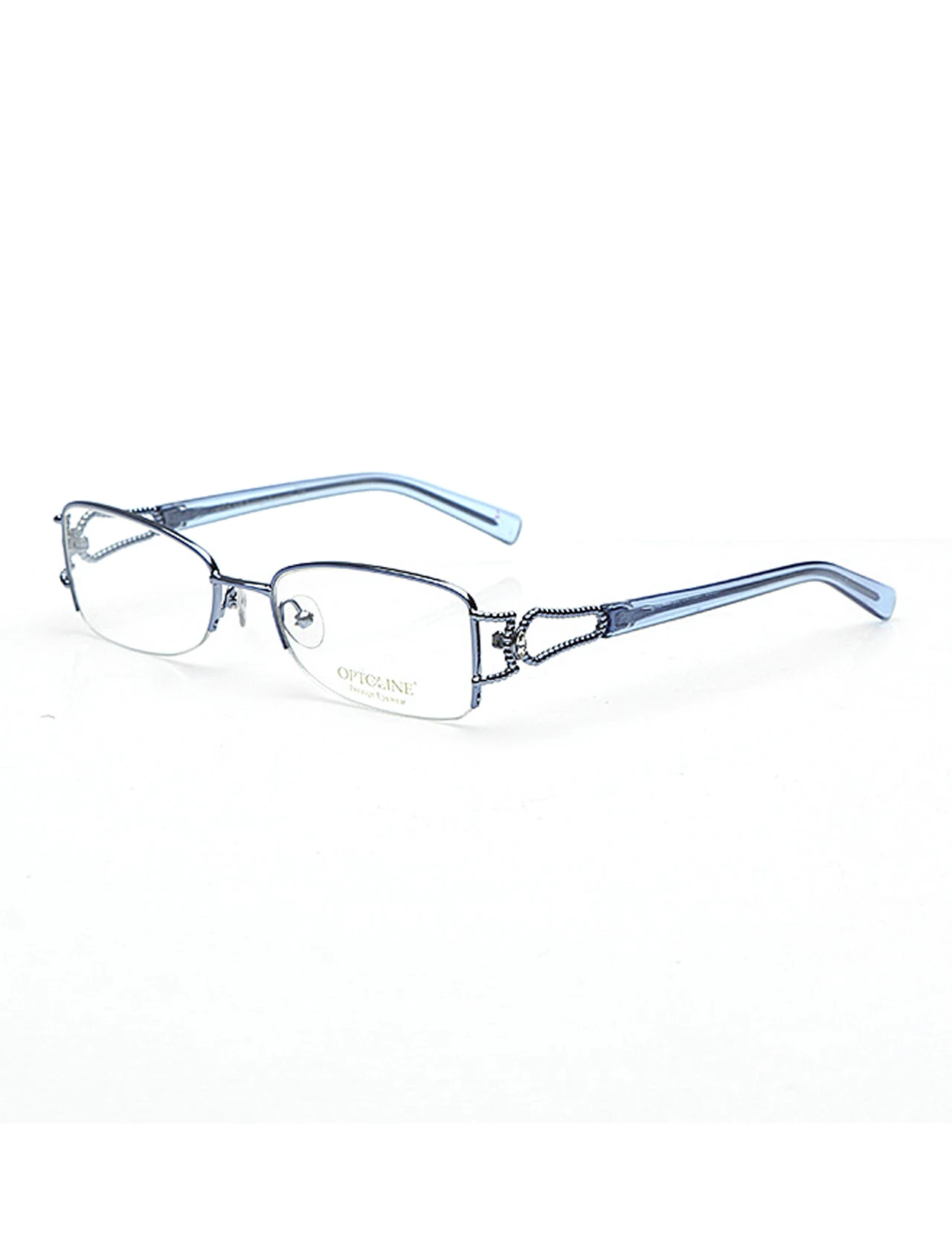 

Markamilla Women Reading Glasses Frame Demo Glasses Eyewear Transparent High Quality WomenOptoline F-S 3698 BL