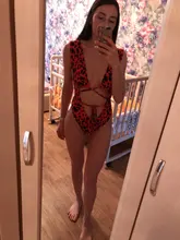 Bañador sexy de una pieza para mujer, monokini con estampado de leopardo, traje de baño de estilo vendaje, bikini acolchado de realce, de verano