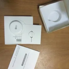 Tuya/SmartLife-Sensor inteligente de temperatura y humedad ZigBee, dispositivo de seguridad para el hogar a través de Alexa y Google Home