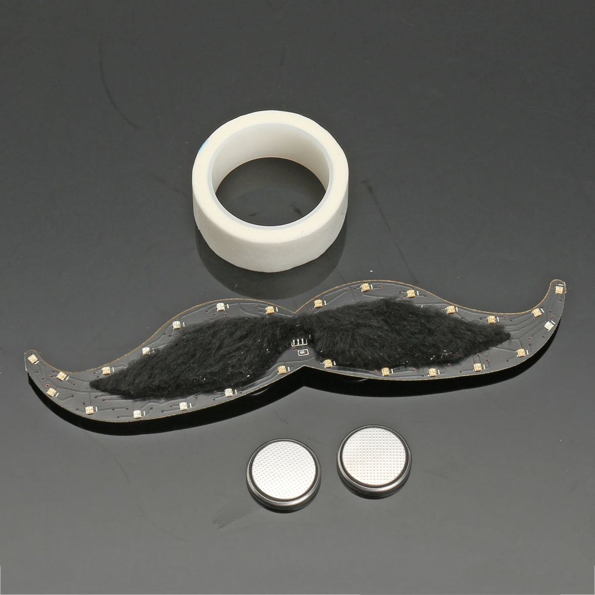 Усы LED moustache(Черный