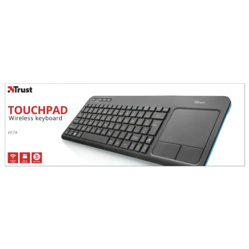 Беспроводная клавиатура Trust Veza с TouchPad 22230