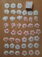 Mohamm-planificador de flores de cerezo japonés, diario de flores, decoración de papel, pegatinas Kawaii pequeñas, diario de álbum de recortes