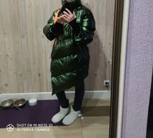 Coats Down-Jacket Female Winter TWOTWINSTYLE Autumn Womens Cotton Warm Thick Plus Ribbons