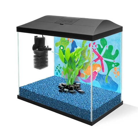 Trojaanse paard een experiment doen Grit Aquael aquarium Leddy mini 35 Black/19L straight, 35x18x30 cm|Aquariums &  Tanks| - AliExpress