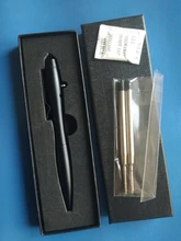 Bolígrafo táctico portátil de alta calidad, Suministros de defensa personal interruptor de vidrio de emergencia, Perno de aleación de aluminio, caja de regalo