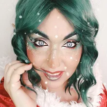 Msholy-peluca ondulada rosa con flequillo Bob corto, Pelo Rizado Bob, pelucas púrpuras sintéticas Rojas, rubias y verdes, Cosplay de alta temperatura