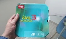 DHS NEO Hurricane 3 (ataque/bucle)-GOMA para tenis de mesa (ping pong) con esponja, 2,15mm, 2,2mm