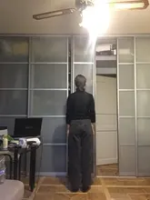 Mom Jeans Trousers Harem Pants Boyfriend Brown Streetwear Pink Vintage Green High-Waist