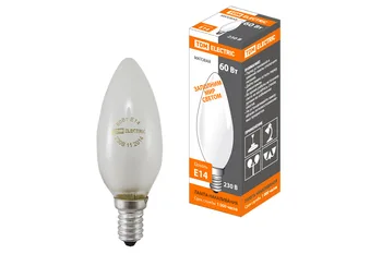 

Filament lamp "candle matte" 60 W-230 V-E14 TDM