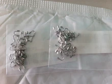 Protectores de alambre de 100x4mm, accesorios de forma de U, cierres, conector para fabricación de joyas, 4,5 unids/lote