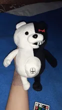 Dangan Ronpa-Super Danganronpa 2, Monokuma, oso de peluche blanco y negro, suave, Animal relleno, muñeco de Navidad, nuevo
