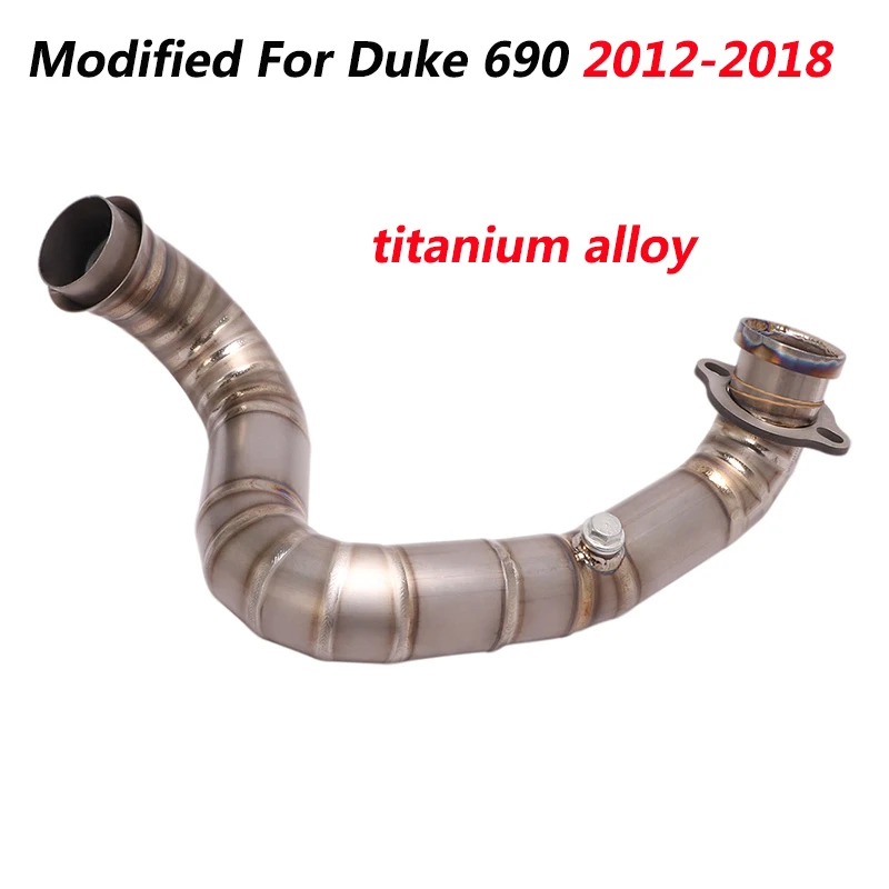 

Escape Motorcycle Front Connect Tube Head Link Pipe Titanium Alloy Exhaust System Modified For Duke 690 2012-2018