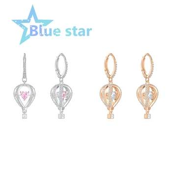 

Swarovskis original 1:1 exquisite hot air balloon smart earrings ladies fashion earrings unique hot air balloon charm earrings